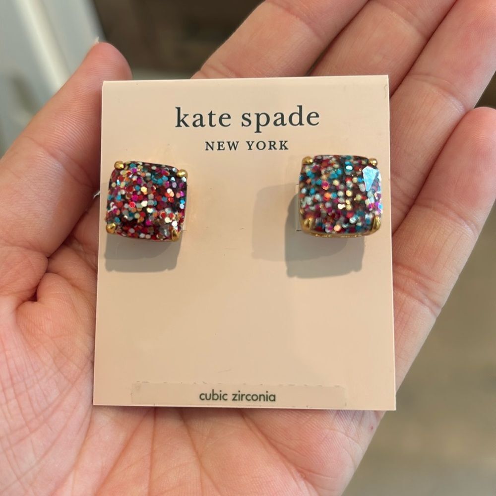 Kate Spade Colorful Square Stud Earrings